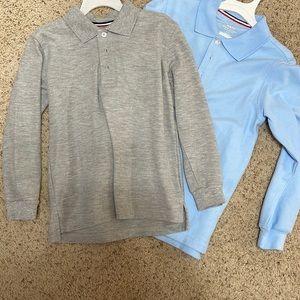 Set of 2 French Toast long sleeve polo shirts